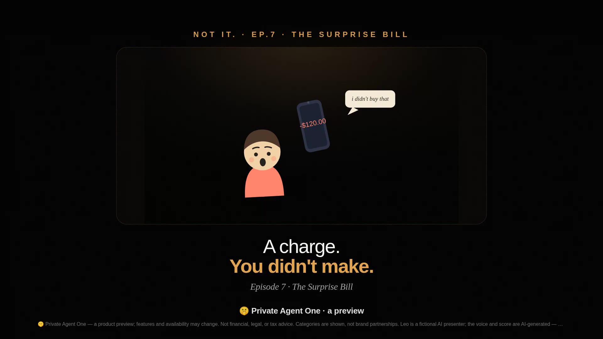 Not It. · Ep.7 — The Surprise Bill